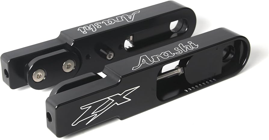 Amazon.com: Black Swingarm Extensions Compatible with Kawasaki